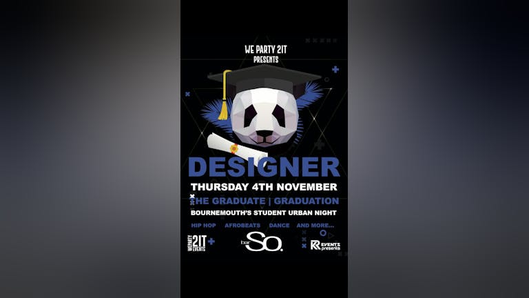 🐼 Designer Thursdays 🐼 The Graduation PARTY! 