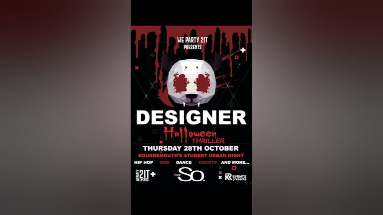 🐼 Designer Thursdays 🐼 HALLOWEEN PARTY! 