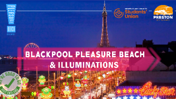 Blackpool Pleaseurebeach & Illuminations – From Preston
