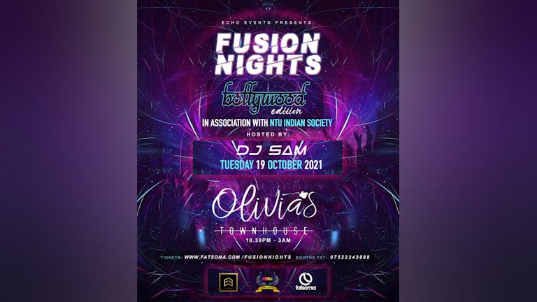 Fusion Nights 'Bollywood Edition'- 19.10.21