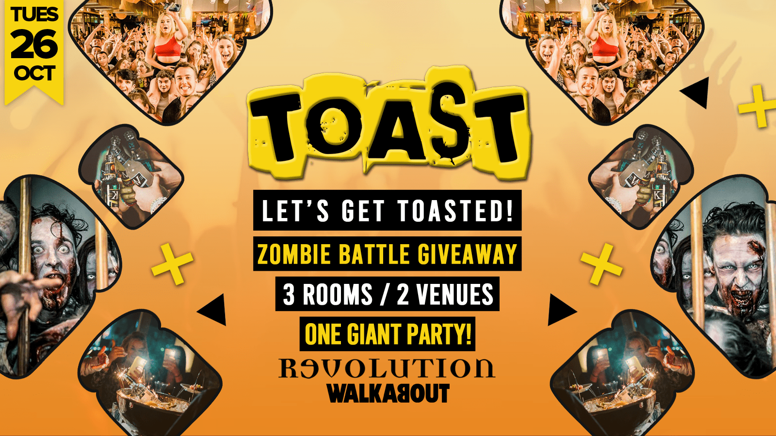 Toast • Zombie Experience Giveaway • Revolution & Walkabout