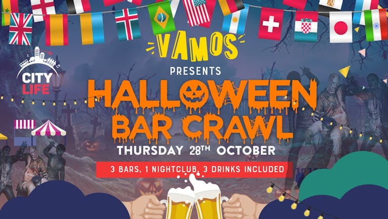 VAMOS! Halloween Bar Crawl 2021