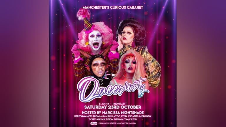 Queeriosity Cabaret - Sat 23rd Oct
