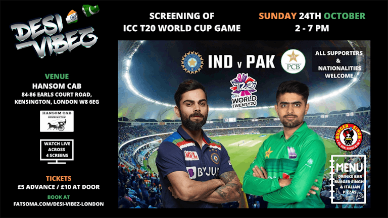 Des Vibez ICC T20 World Cup Game Screening