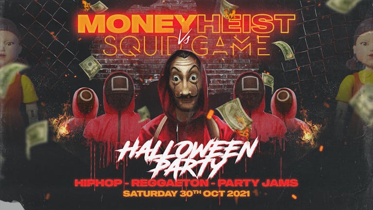 Squid Game Vs Money Heist Halloween Party