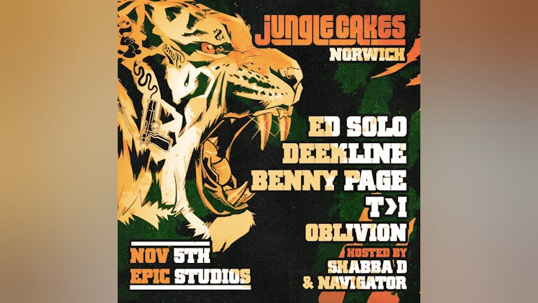 Jungle Cakes Norwich w ed solo, deekline, benny page, t>i & more tickets