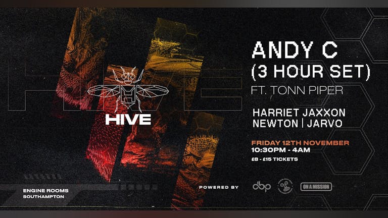 Hive Presents - ANDY C  - Warehouse party 