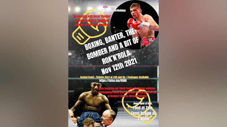 BOXING, BANTER, THE BOMBER AND A BIT OF ROK’N’ROLA