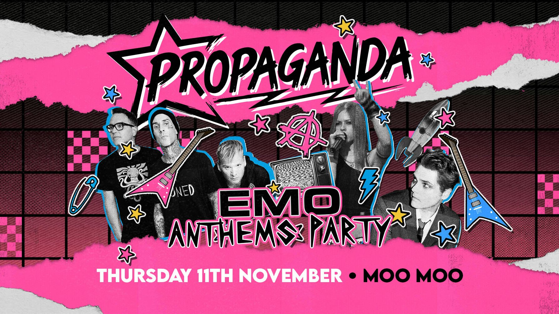 Propaganda Cheltenham  – Emo Anthems Party!