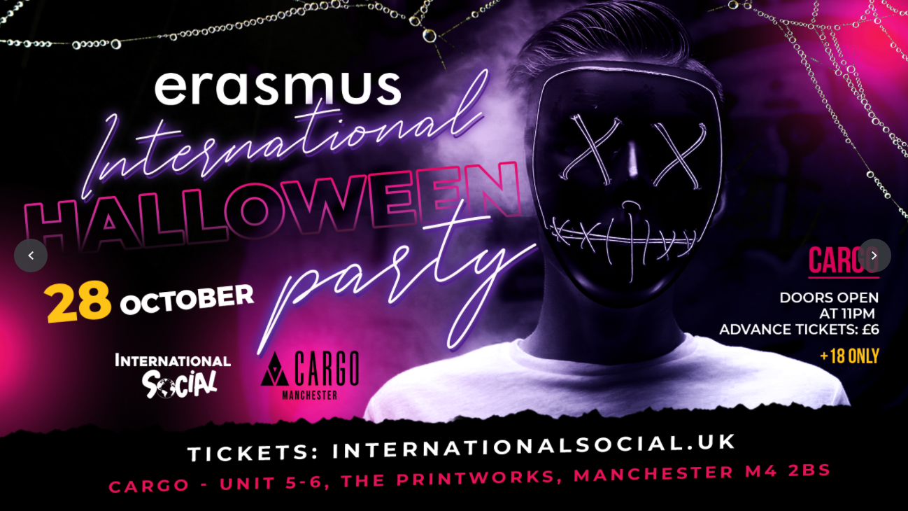 International Halloween Party – CARGO Manchester