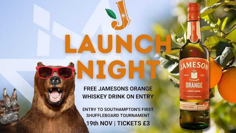JAMESON'S ORANGE South Coast Launch Night // CRIB