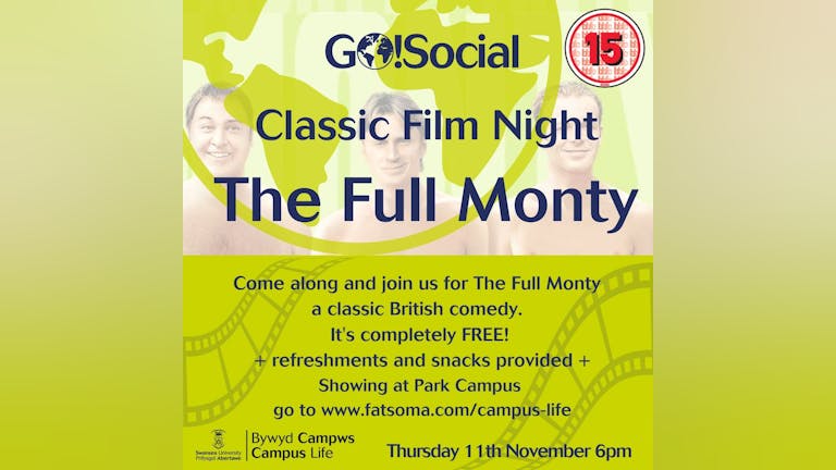 GO! Social: Classic Film Night - The Full Monty