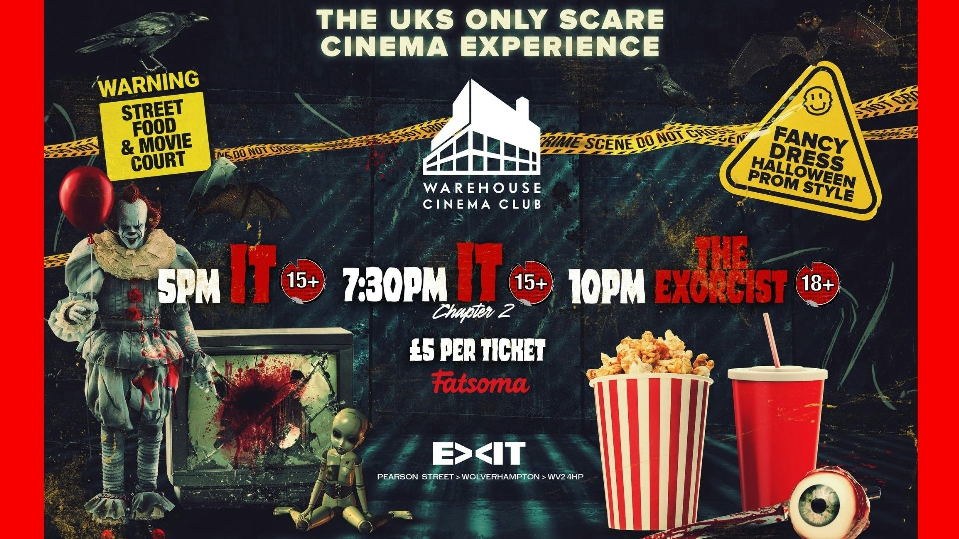 Warehouse Cinema Club Presents The Halloween Warehouse Cinema Experience