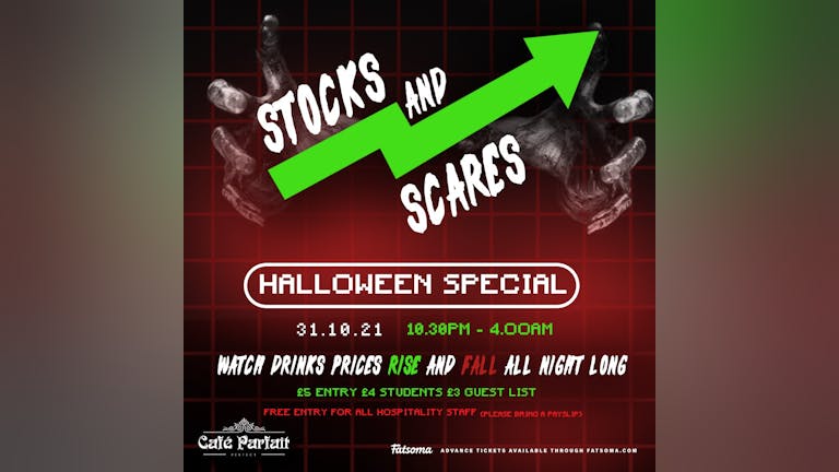 HALLOWEEN//STOCKS AND SCARES @ CAFE PARFAIT