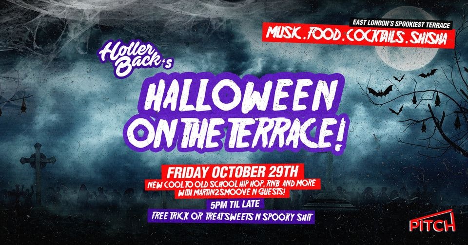Holler Back’s Hip Hop Halloween 😈 On The Terrace 👻