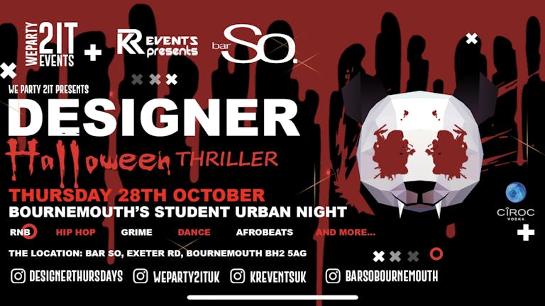 🐼 Designer: Thriller Halloween 