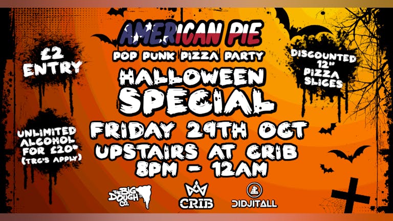 American Pie Halloween Special @ CRIB // Pop Punk Pizza Party