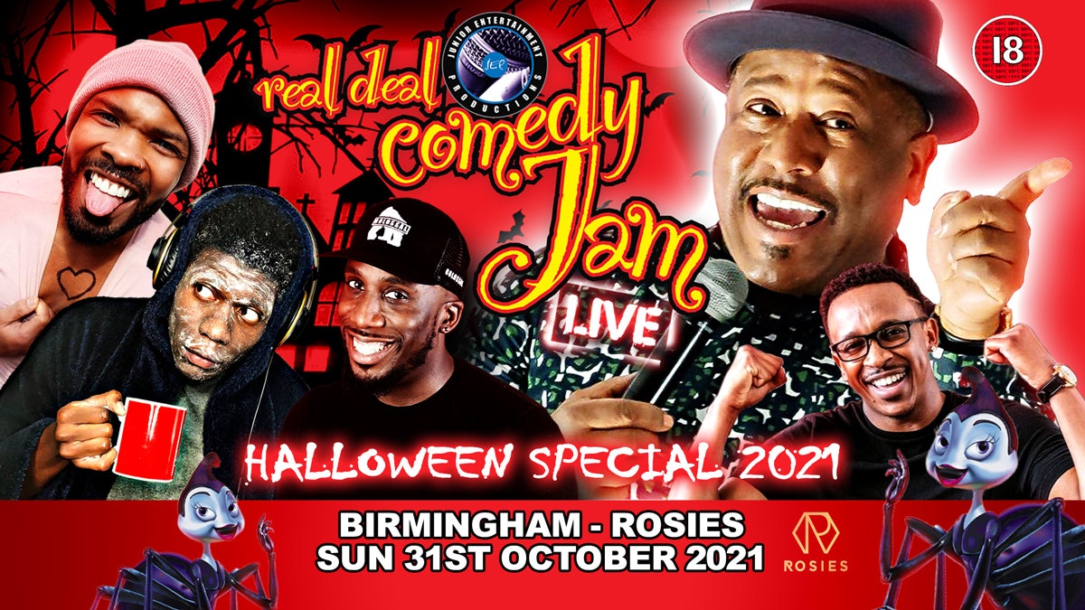 Birmingham Real Deal Comedy Jam Halloween With BBC Real McCoy Legend
