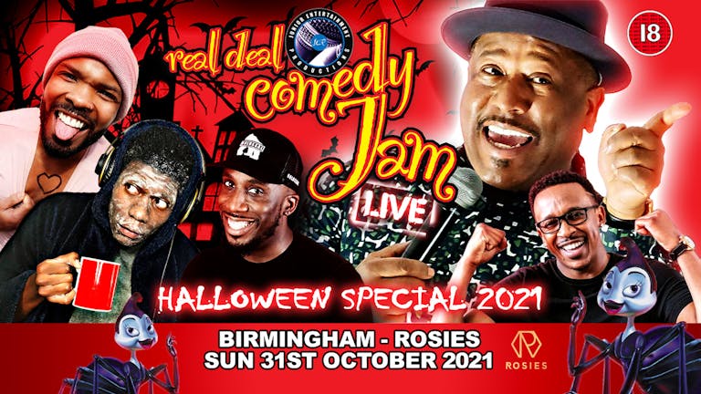 Birmingham Real Deal Comedy Jam Halloween With BBC Real McCoy Legend 