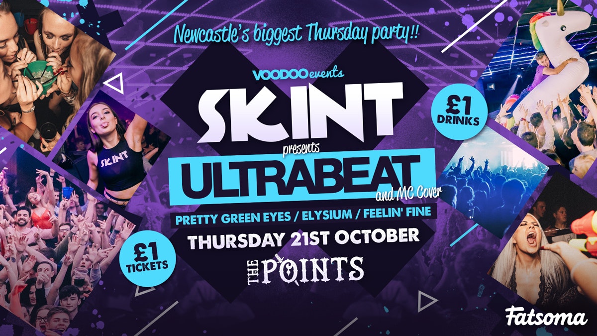 Skint – Ultrabeat & MC Cover!!  |  £1 Tickets & £1 Drinks