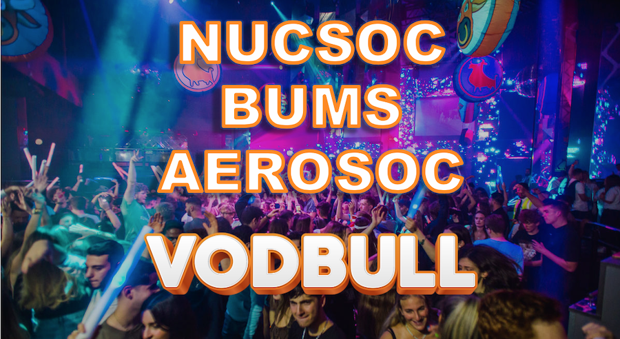 NUCSOC x BUMS x AEROSOC  ending at VODBULL at PRYZM 07/10