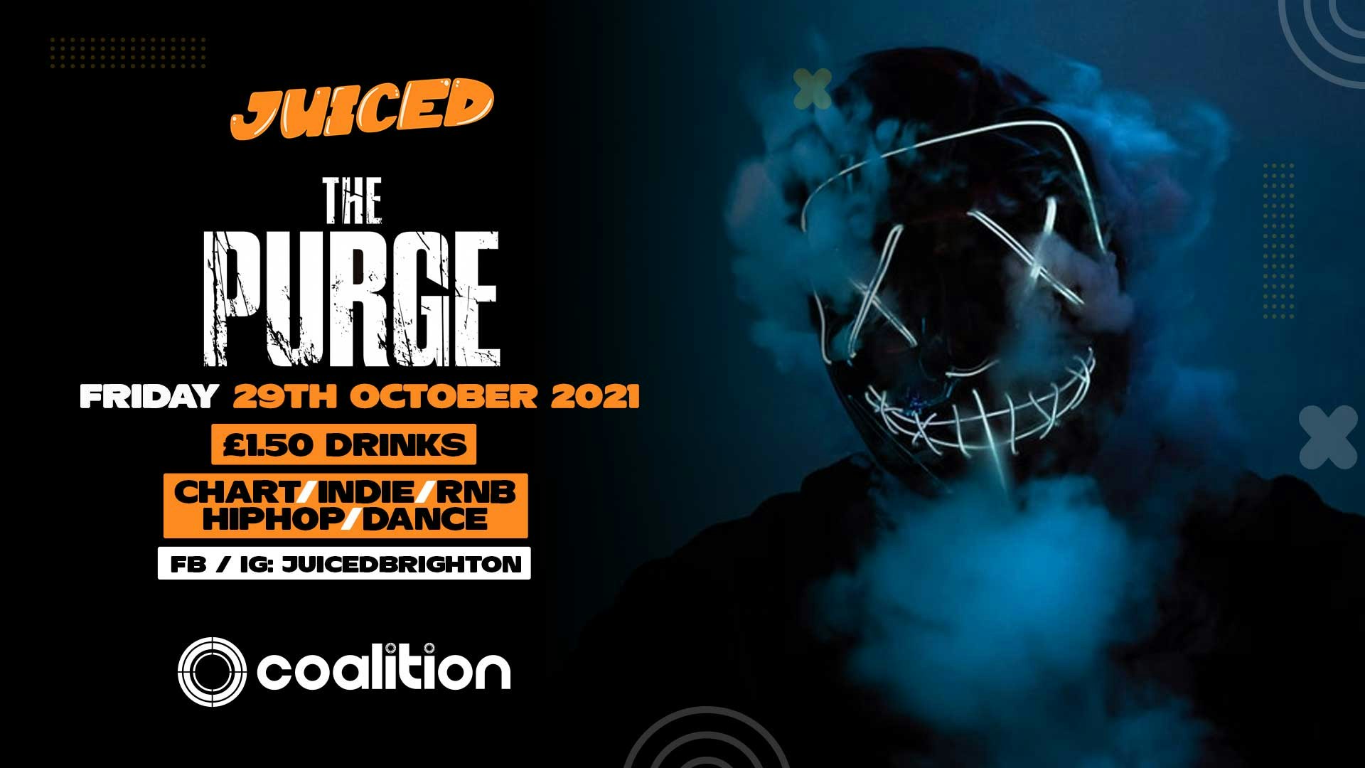 JUICED Fridays presents The Purge | Halloween Friday