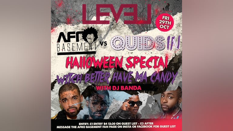Halloween Afro Basement vs Quids in - Witch Better Have ma Candy