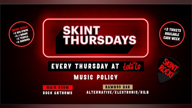 Skint Thursday - Thursday 14th October 