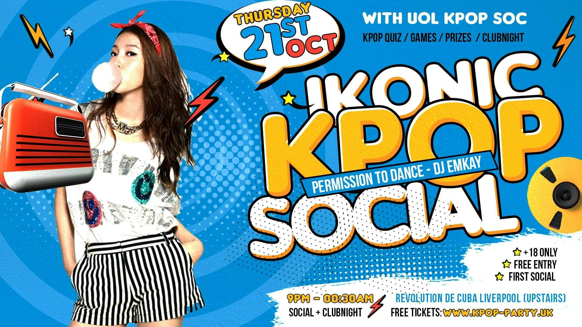 IKonic Kpop Social : Permission to dance | FREE ENTRY
