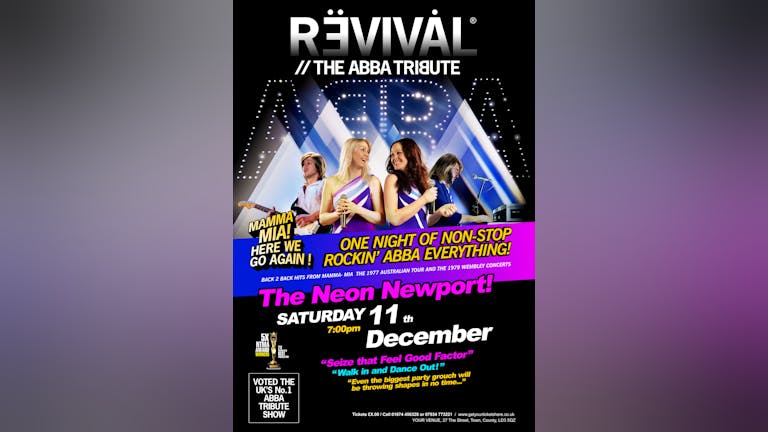 ABBA Revival Tribute Night