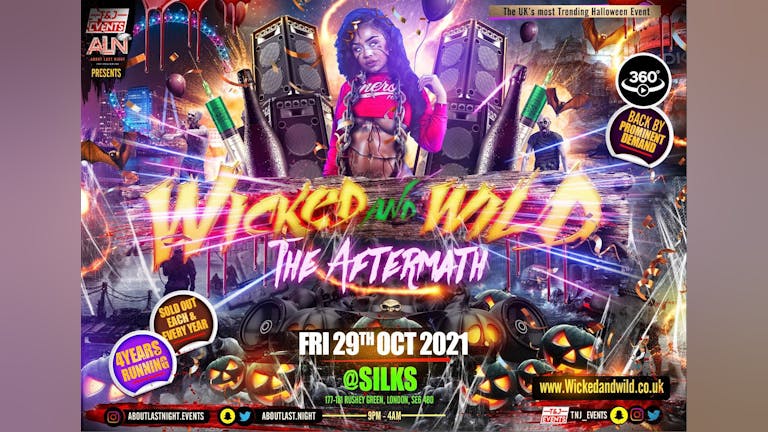 Wicked & Wild London’s Biggest Halloween 🎃 Party