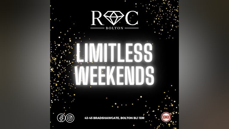 Saturday 23rd October  - LIMITLESS 