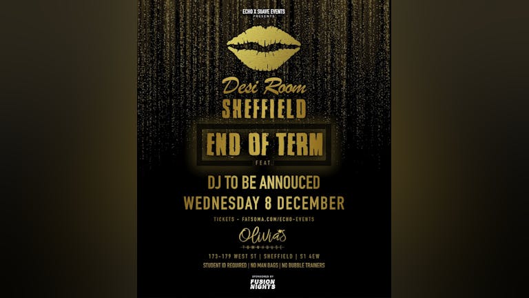 Desi Room Sheffield - 8th December 2021!