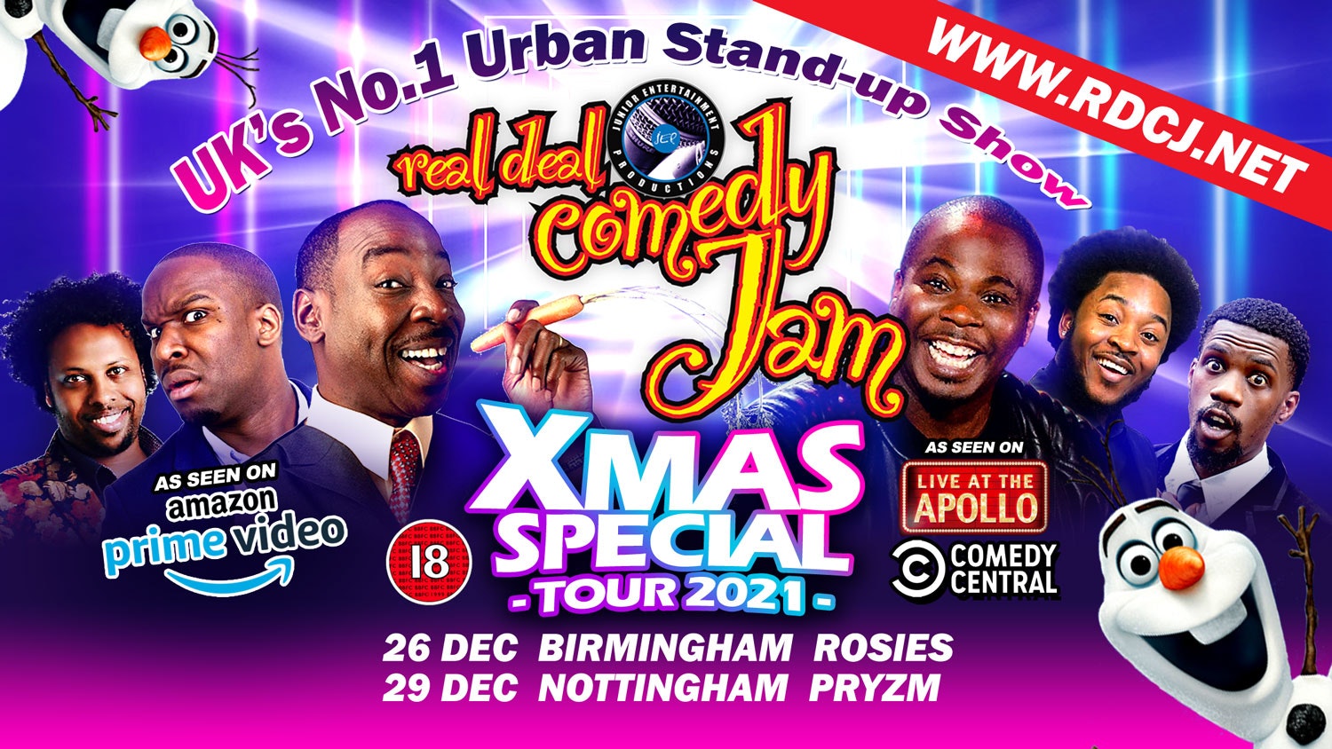 Birmingham Real Deal Comedy Jam Xmas Special!!