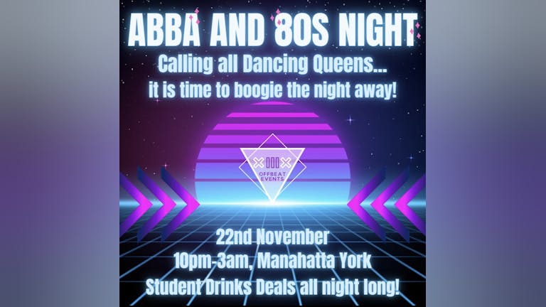 ABBA and 80s Night - Manahatta Mondays 