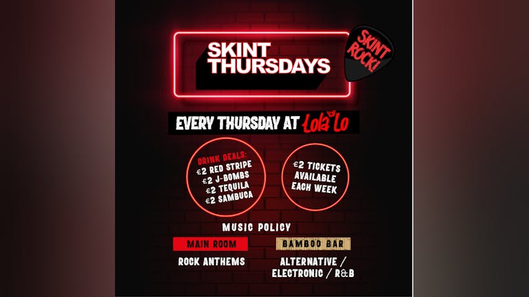 Skint Thursday - Thursday 6th January 