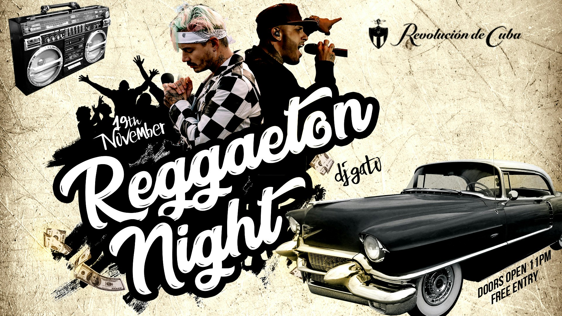 REAGGAETON NiGHT LIVERPOOL – DJ GATO  (19/11)