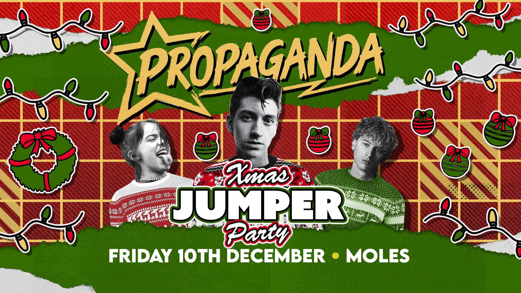 Propaganda Bath – Xmas Jumper Party!