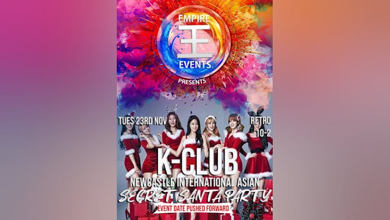 K-Club: Newcastle International Asian K-Pop Secret Santa Party on 23/11/21