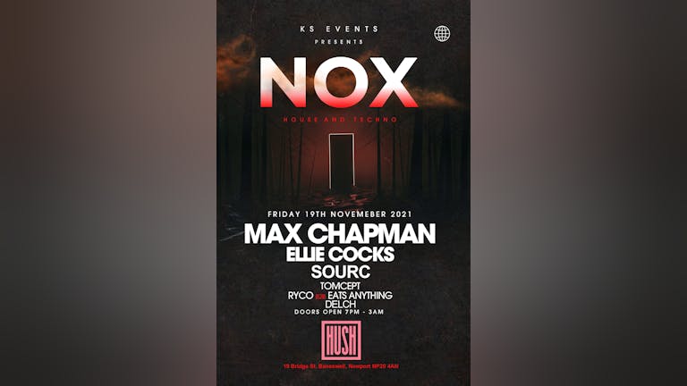 KS-Events Presents NOX presents MAX CHAPMAN 