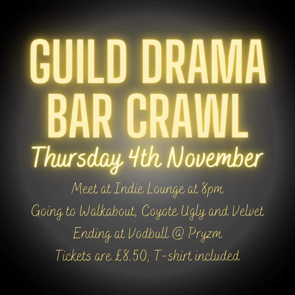 Guild Drama Bar Crawl 04/11