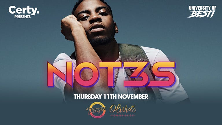 [FINAL TICKETS!] Certy presents  NOT3S live - Players