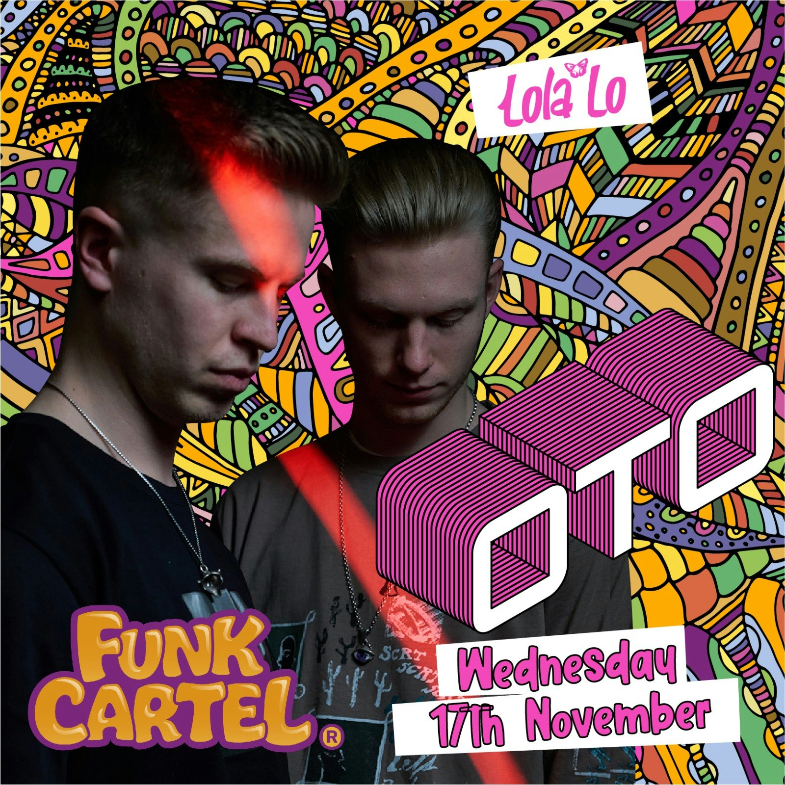 OTO GARDEN – Funk Cartel – Wednesday 17th November