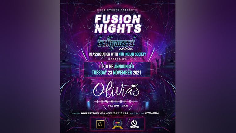 Fusion Nights 'Bollywood Edition'- 23.11.21