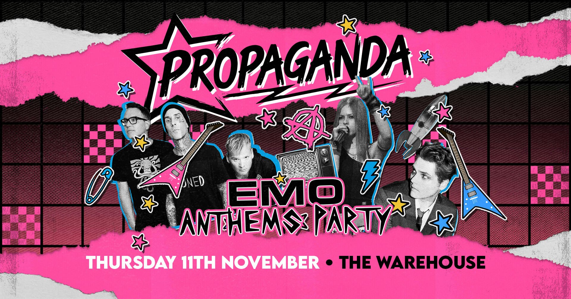 Propaganda Leeds  – Emo Anthems Party!
