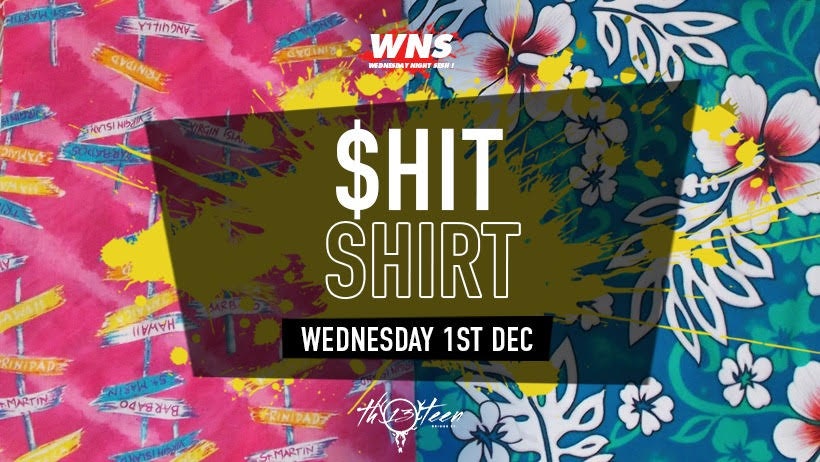 WNS every Wednesday – 1st December – Bar Thirteen – Surrey Freshers 2021
