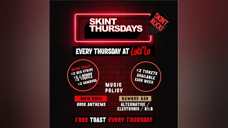 Skint Thursday - Thursday 11th November
