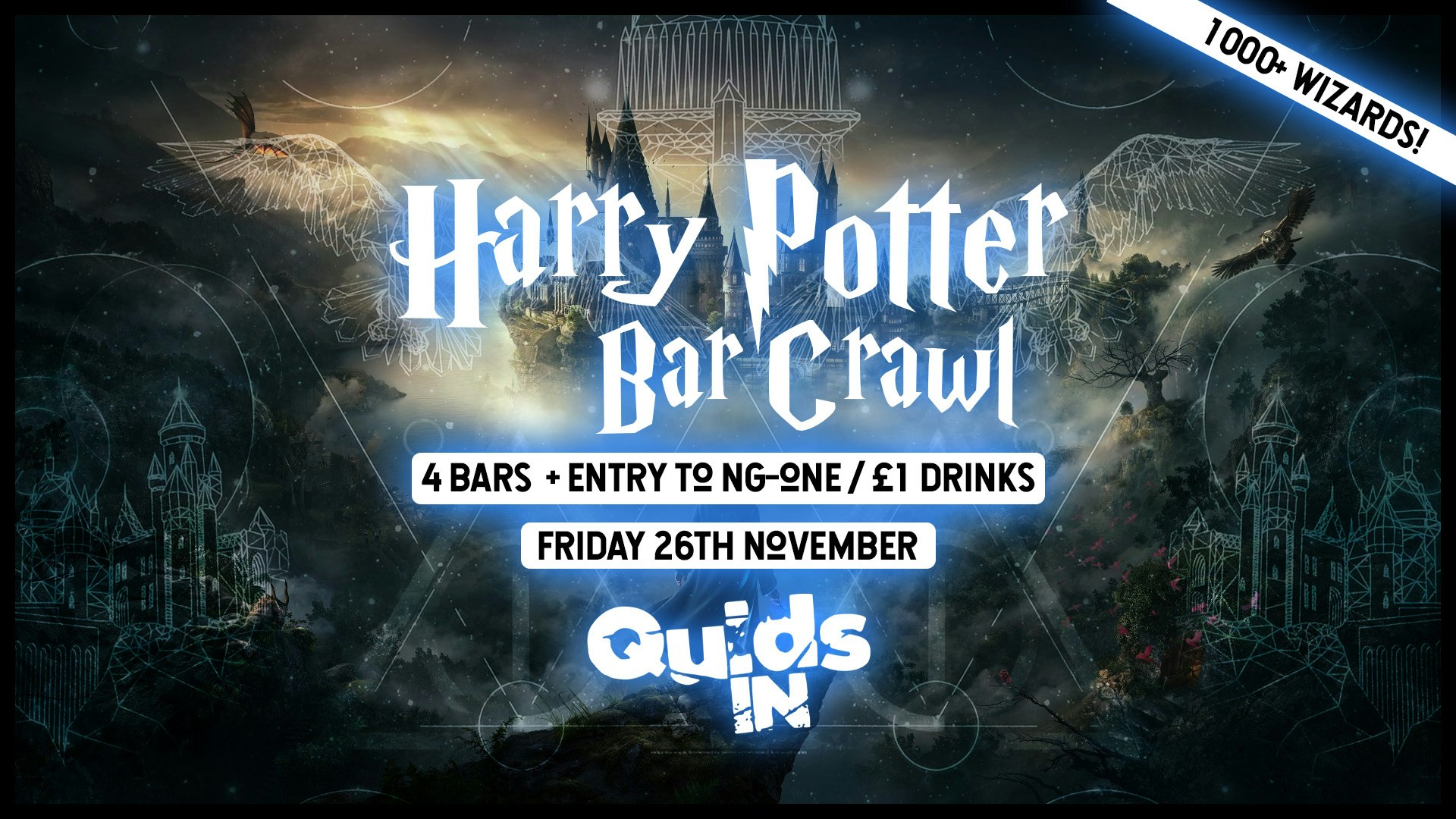 Harry Potter Bar Crawl X Quids In [£1 DRINKS]