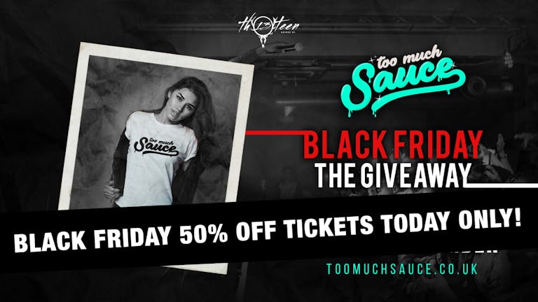 HALF PRICE TICKETS!//TMS Presents Black Friday - The GIVEAWAY!