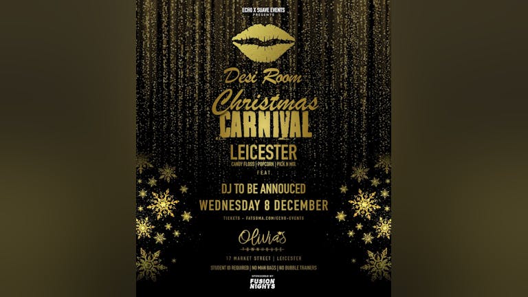 Desi Room, Christmas Carnival Leicester! - 8th of December 🎅🏾🎄 
